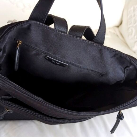 The Sak Olvera? Black Quilted Neoprene Backpack NWOT main image 5